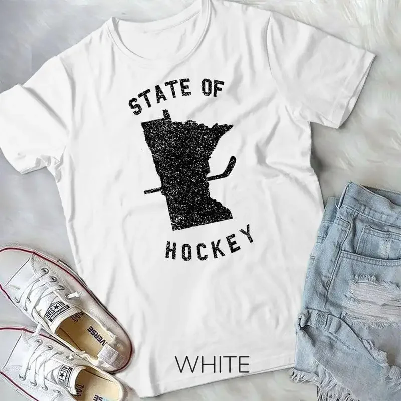 State of Hockey Minnesota T Shirt Unisex T shirt