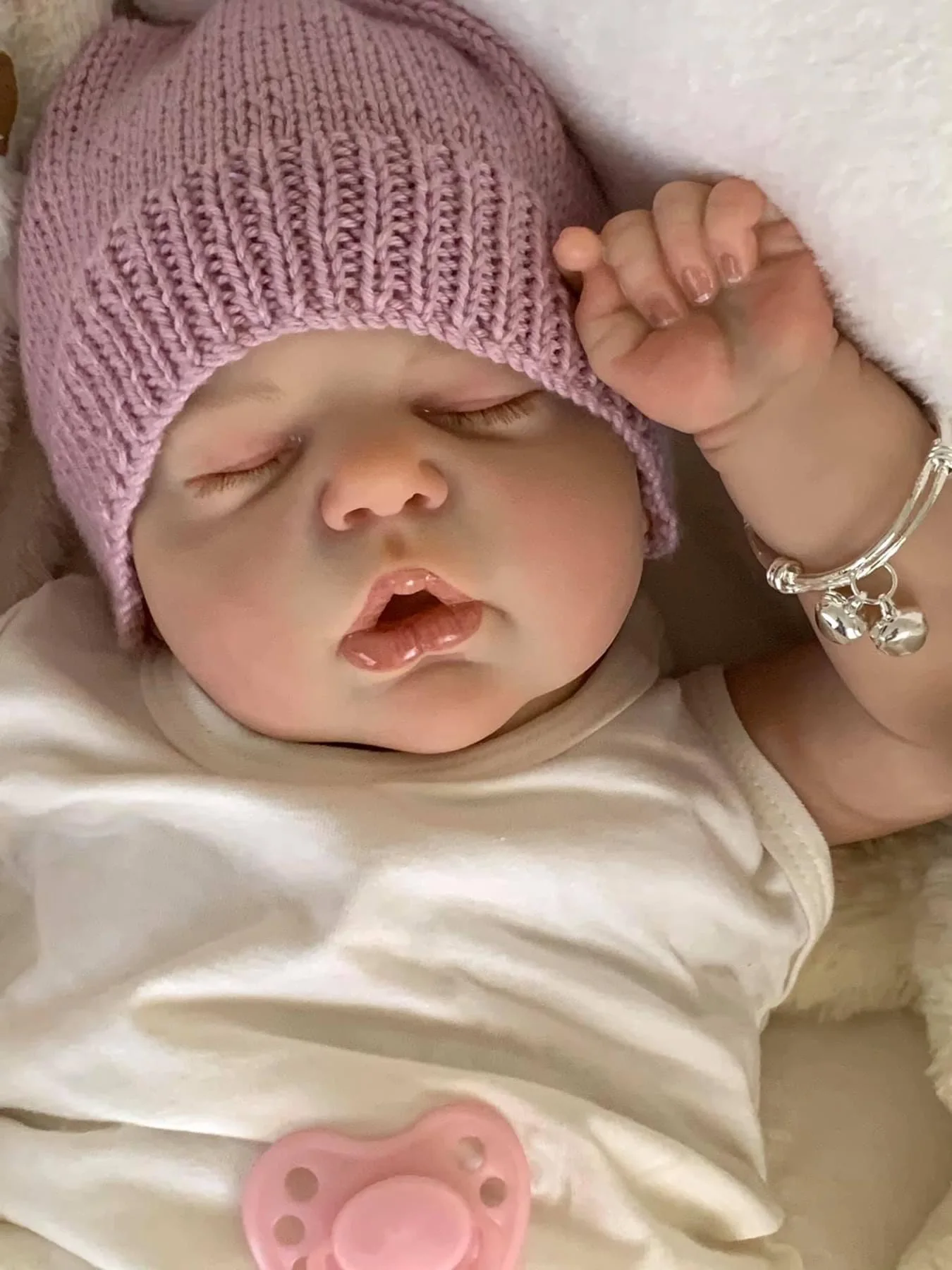 

NPK 22-дюймовая кукла Alexis Reborn — реалистичный мягкий на ощупь приятный ребенок нового размера с 3D-кожей и видимыми венами, высокое качество