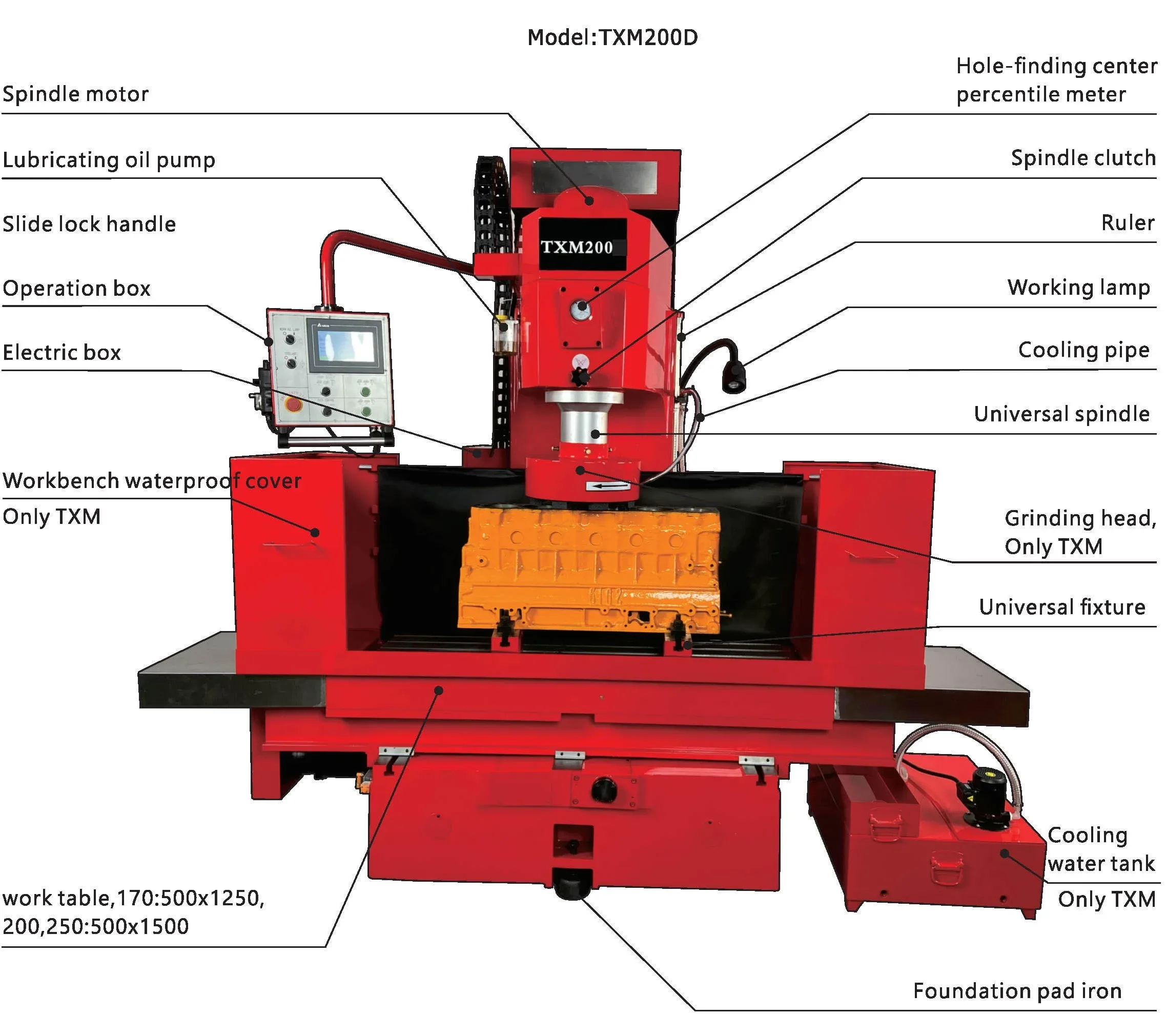 Cylinder Boring Machine -T/TX/TXM250D