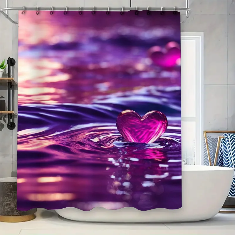 

Тропическая пляжная занавеска для душа с принтом, водонепроницаемая ткань, 3D настраиваемый художественный декор для ванной комнаты, уличный пейзаж, вид на окно, дези