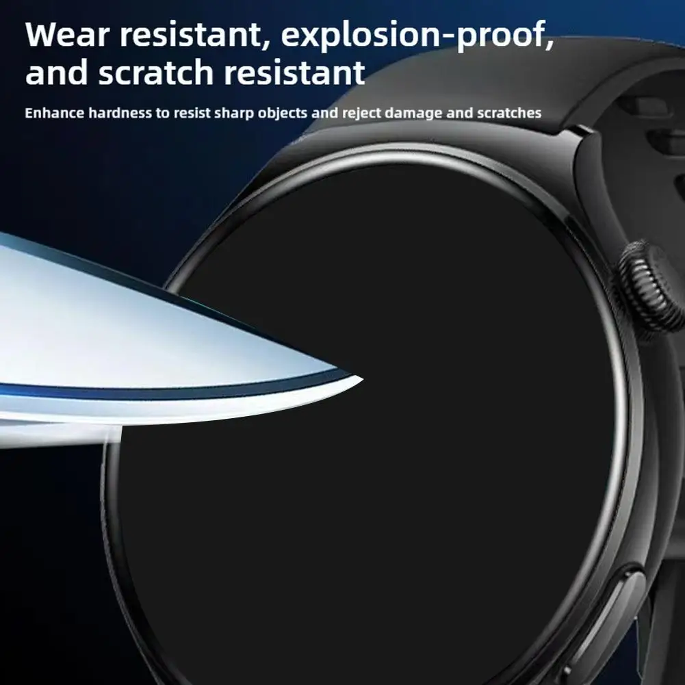 Защитная пленка для экрана Oneplus Watch 3, закаленное стекло, устойчивая к царапинам и разрушению, сменная защита HD, прозрачная крышка