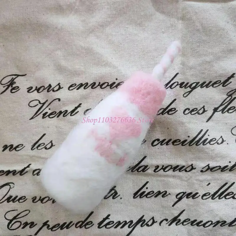 R6FD DIY بها بنفسك الطفل الصوف ورأى زجاجة الحليب + الكوكيز زينة الوليد التصوير الدعائم الرضع صور اطلاق النار اكسسوارات حفلة