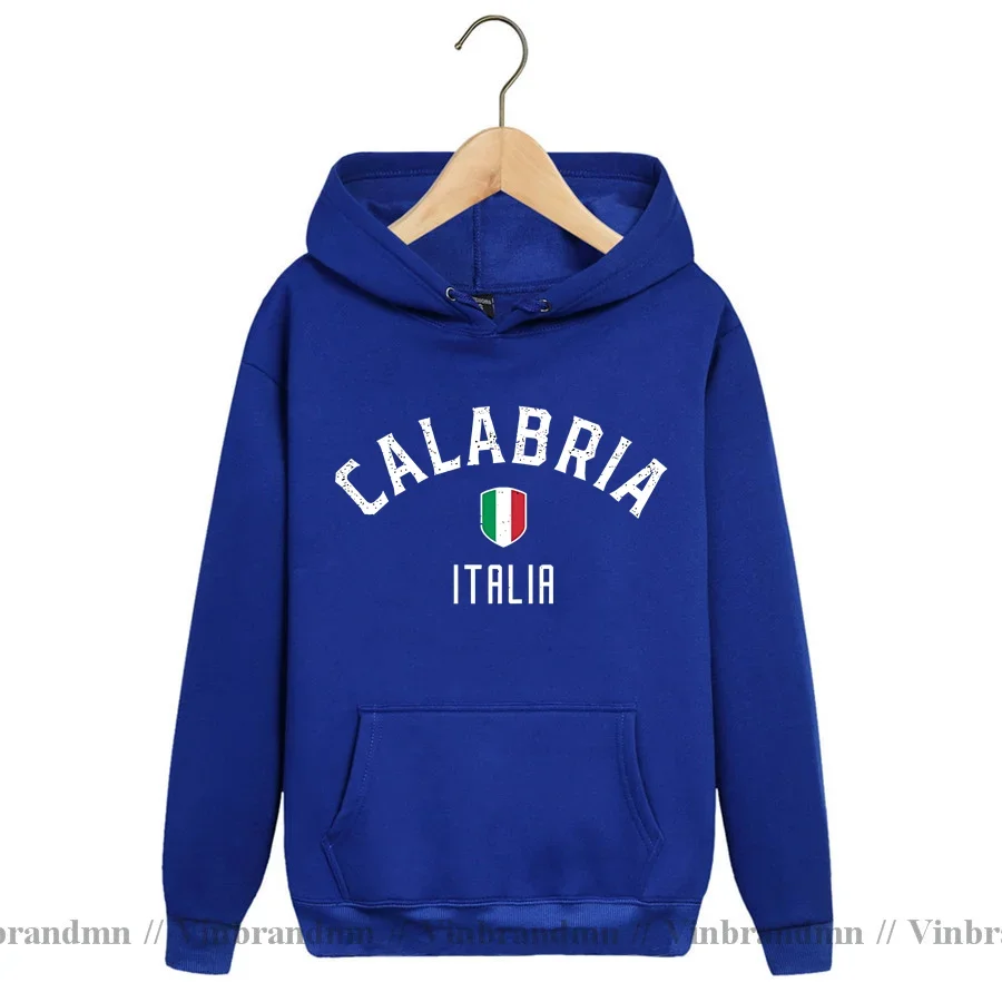 Calabria Italia Hoodies Calabria Sweatshirts Men Vacation Pride Souvenir Italy Italian Italia Distressed Destination Flag Grunge