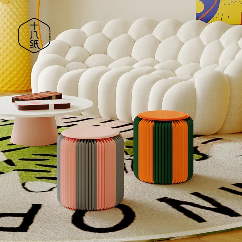 The 18-Piece Shoe-Changing Is A Foldable Portable Low , A Small Use, And A Popular Stool For Home