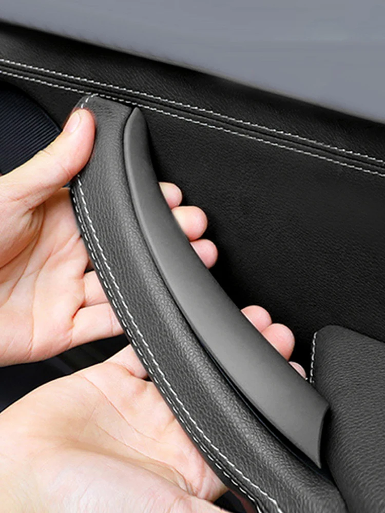 Right Side Car Interior Door Handles Panel Pull Trim Frame Cover For BMW X3 X4 F25 F26 2010 2011 2012 2013 2014 2015 2016 2017