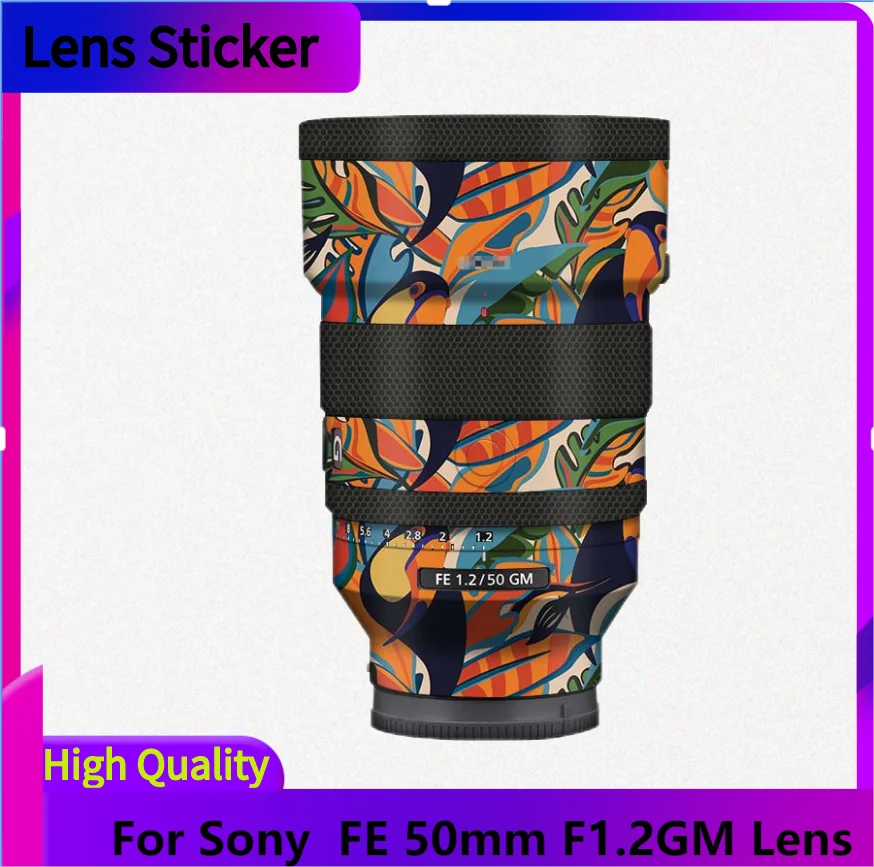 SEL50F12GM Camera Lens Sticker Coat Wrap Protective Film Body Decal Skin For Sony FE 50 F1.2 50mm 1.2 GM FE50mm F1.2GM Lens