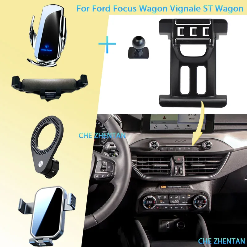 

Car Mobile Phone Holder for Ford Focus Wagon Vignale ST Wagon 2019~2025 Car Vehicle Phone Mounts Navigation Stand Accessories