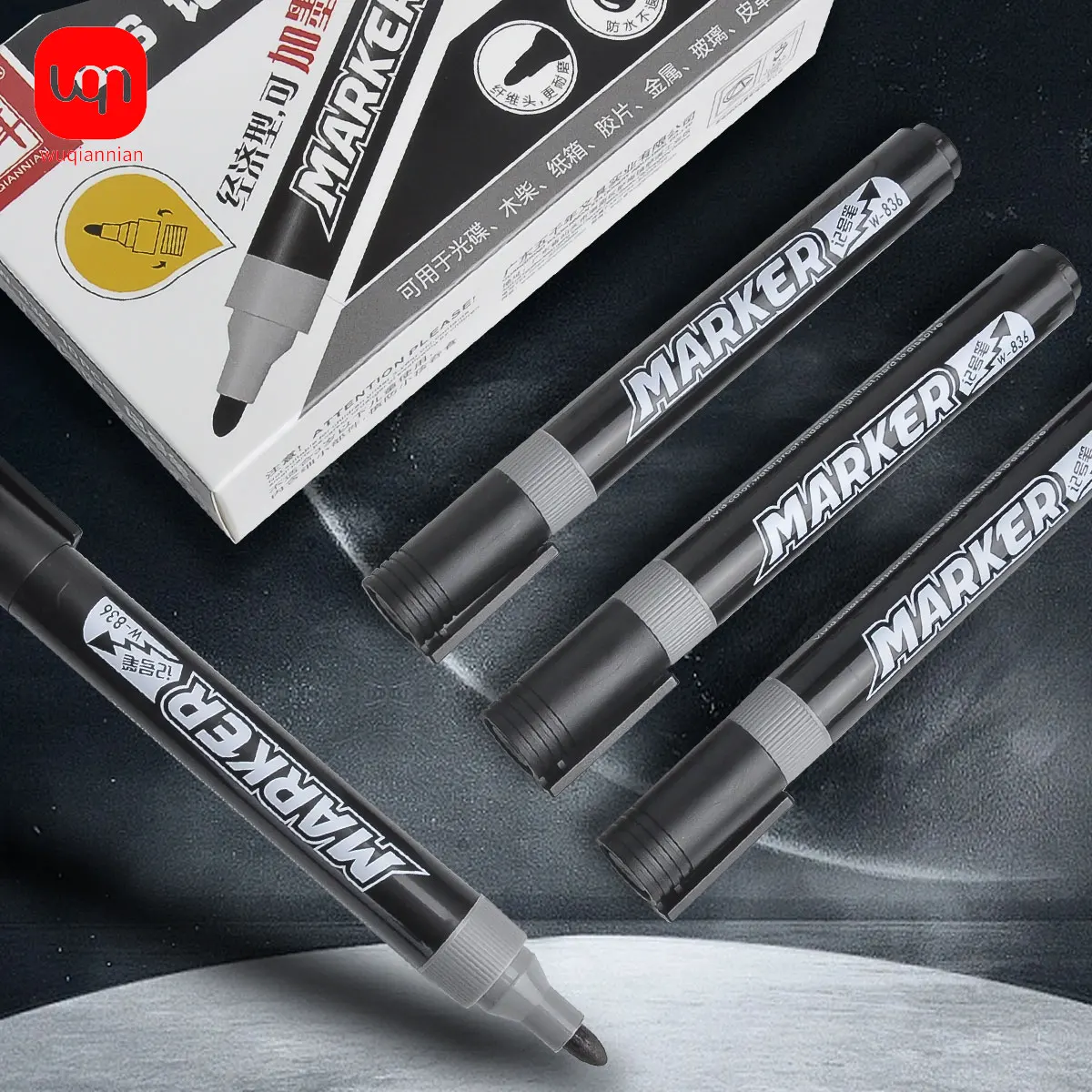 

5/10 Pcs Erasable Fiber Whiteboard Pen Blackboard Office School Art Marker Stationery Supplies