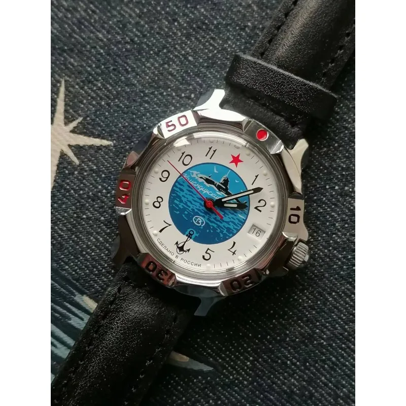 

Военные стратегические подводные лодки Commander, ручные механические мужские часы, водонепроницаемые светящиеся часы для улицы