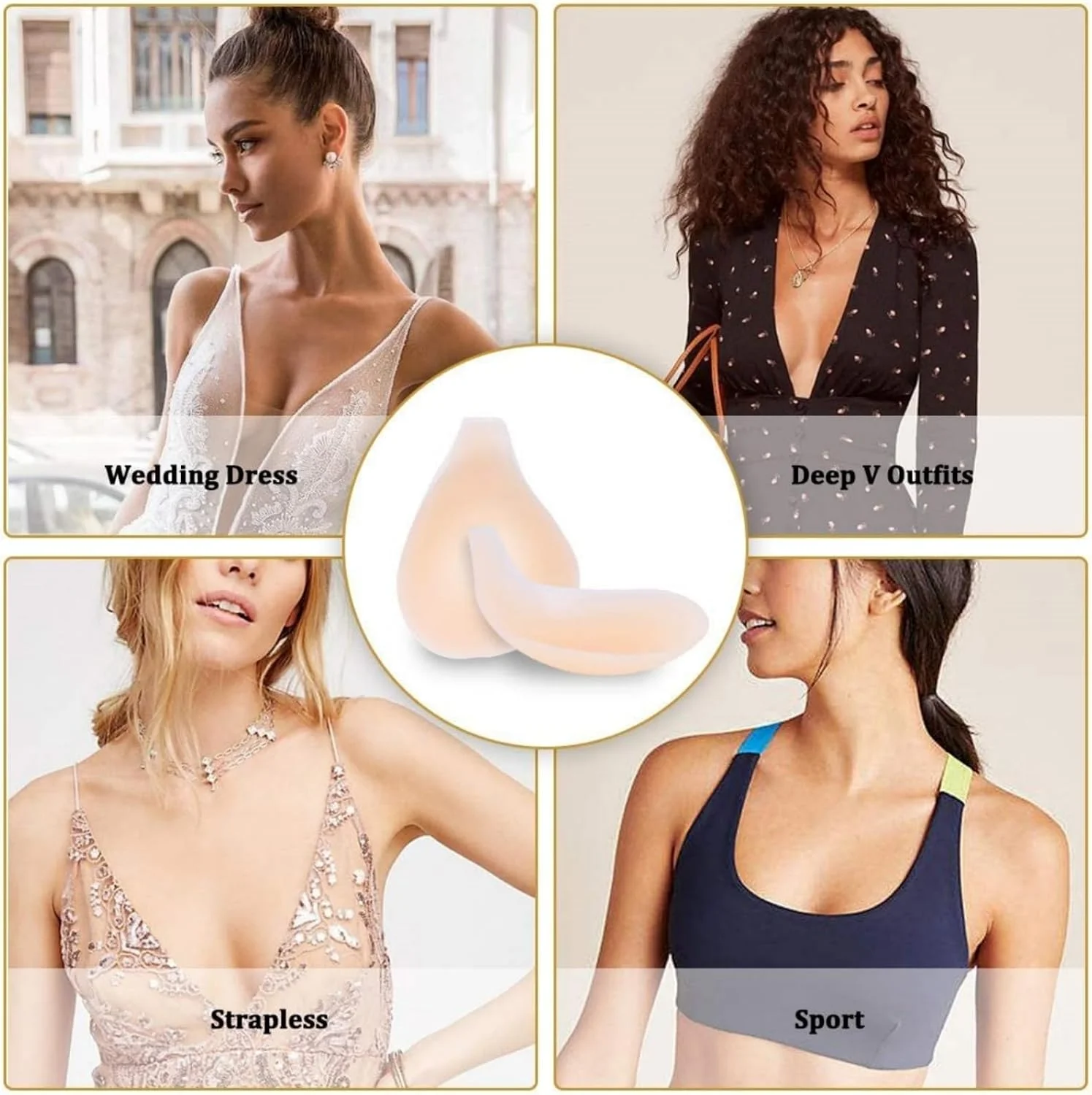 Copricapezzoli in silicone ade - Backless Bra Sticky recensione e prezzo
