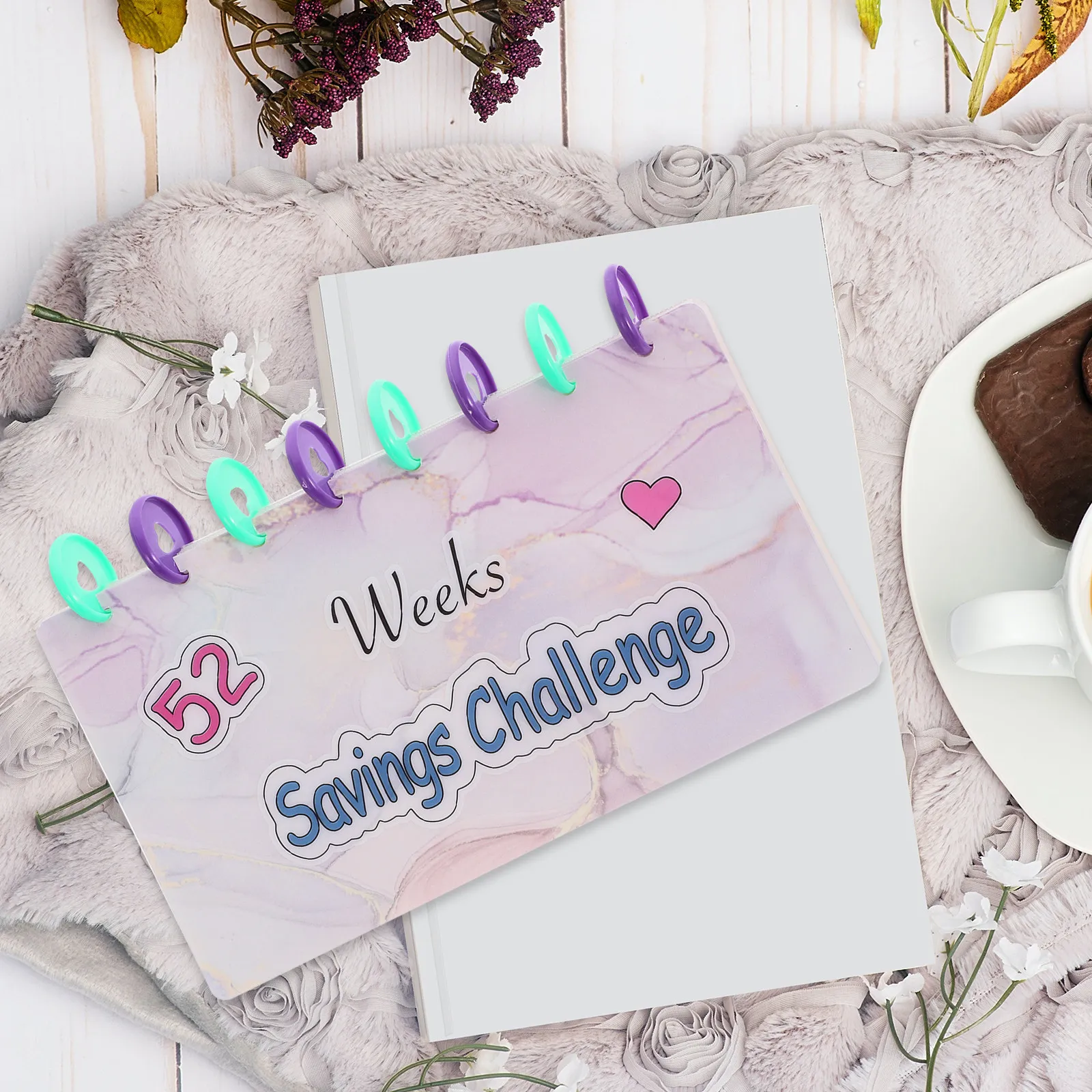 

Budget Binder Loose-Leaf Savings Challenge Organizer with Cash Pouches Money Organizer for Budgeting Planning Finance Tracking