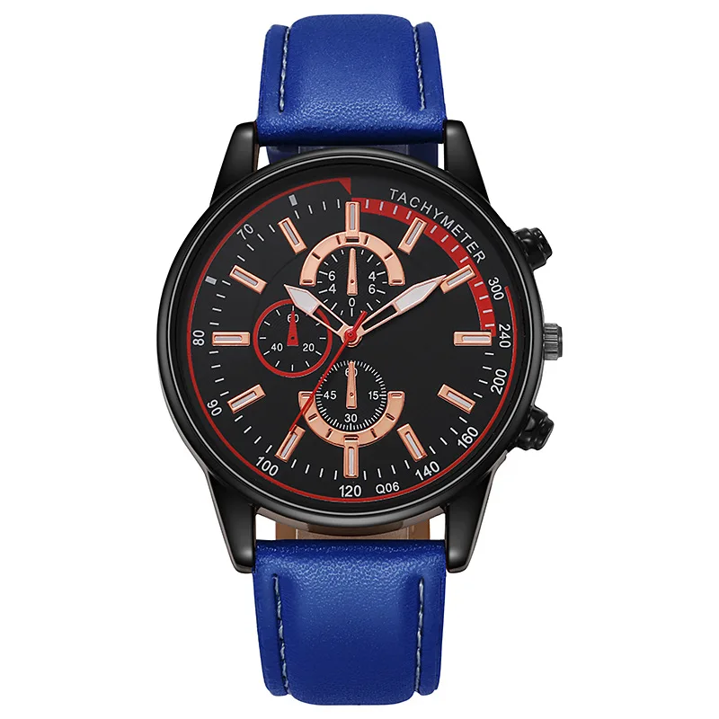 YIKAZE Men’s Fashion Quartz Watch  Sports Luminous Chronograph Alloy Band Men Watches Luminous Chronograph Student Wrist Watch