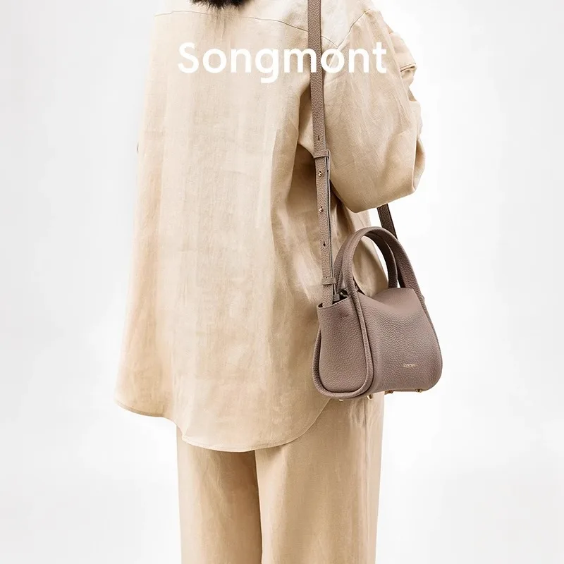 Songmont ingot bag mini vegetable basket autumn and winter series designer portable messenger mini small mobile phone bag