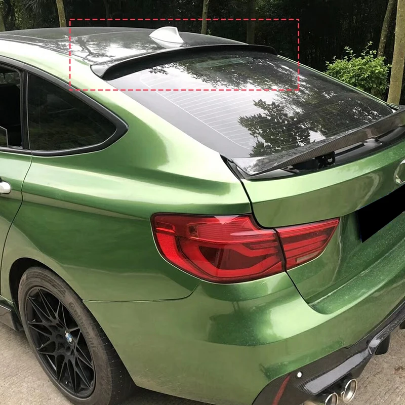 For BMW 2013-2024 3 Series GT F34 Rear Roof Spoiler Carbon Fibre black spoiler Wings Exterior Decoration Car Styling