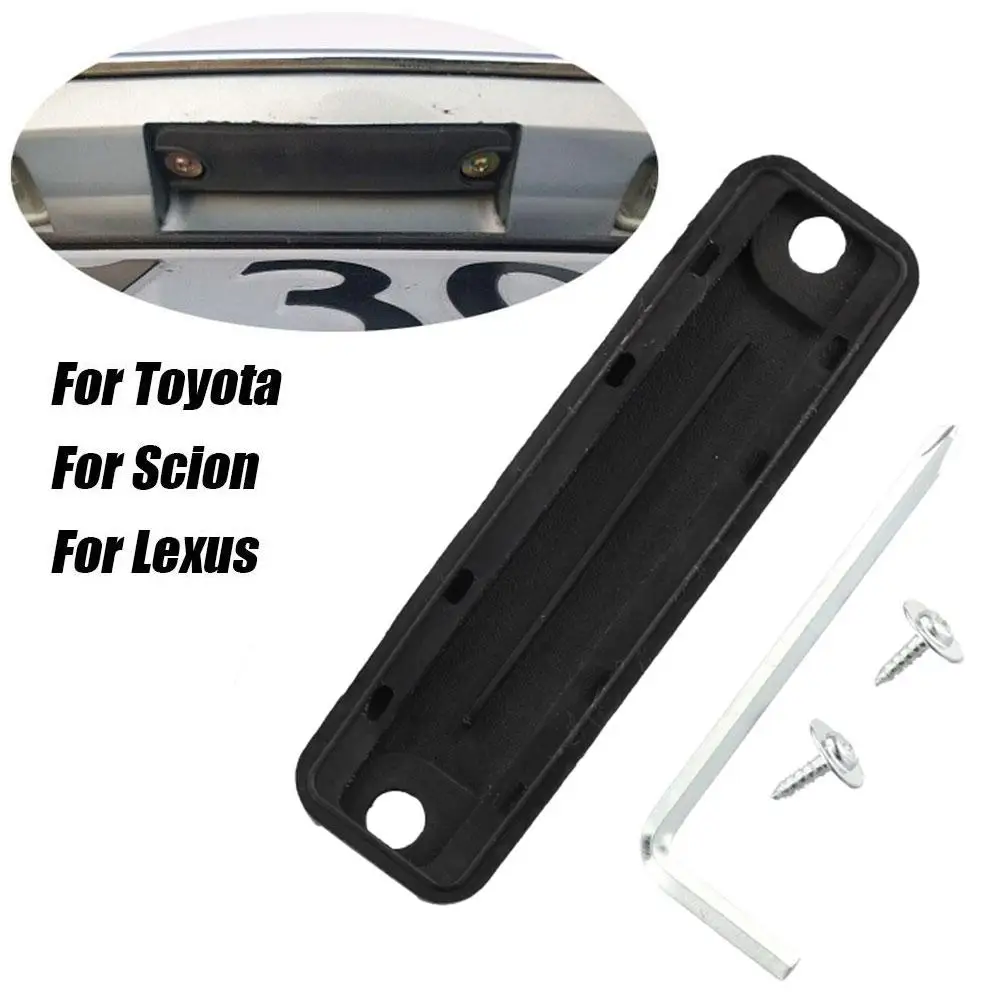 Trunk Rear Hatch Liftgate Door Handle Switch Latch Cover Release Button Rubber Cover for Toyota PRIUS 4RUNNER Scion 84840-21010