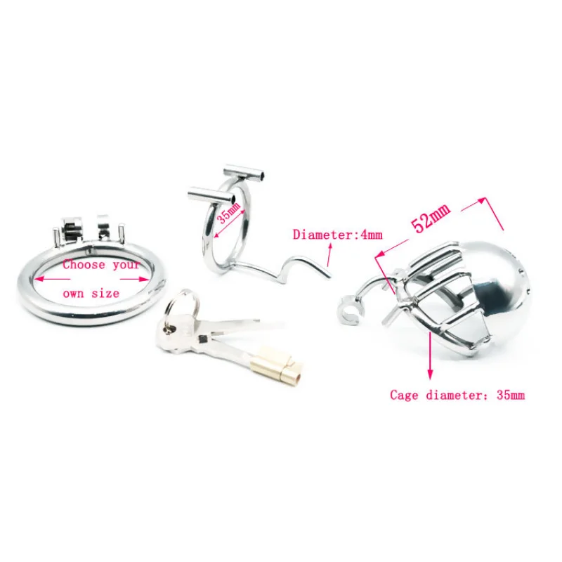Chaste Bird Nuovo Arrivo In Acciaio Inox 316 Maschio PA Dispositivo di Castità Anello Del Pene Gabbia Del Rubinetto Giocattoli Adulti Del Sesso Kidding Zone "Ponte"-01