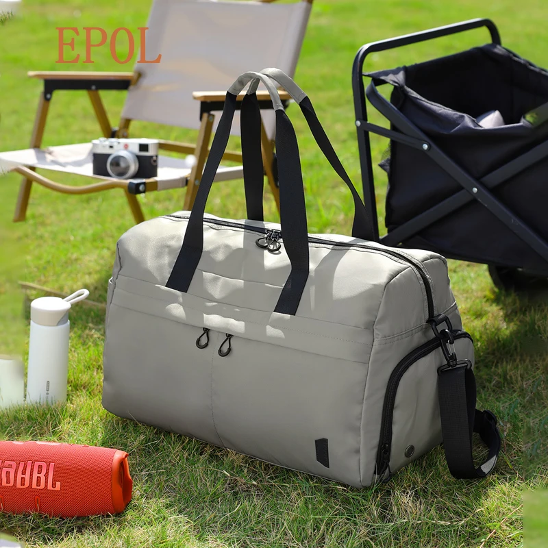 

EPOL Большая дорожная сумка для женщин, портативная сумка для коротких поездок, деловая сумка для багажа, легкая сумка через плечо для фитнеса 3062-06