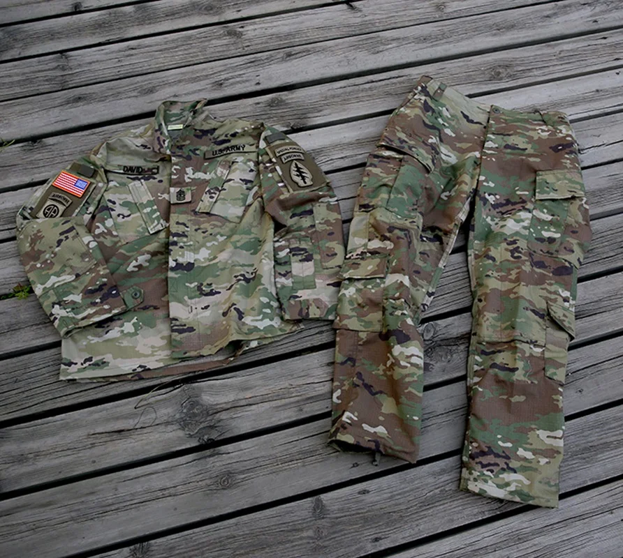 Scorpio W2 camouflage combat suit OCP army fan combat suit MC camouflage suit tactical suit outdoor field suit