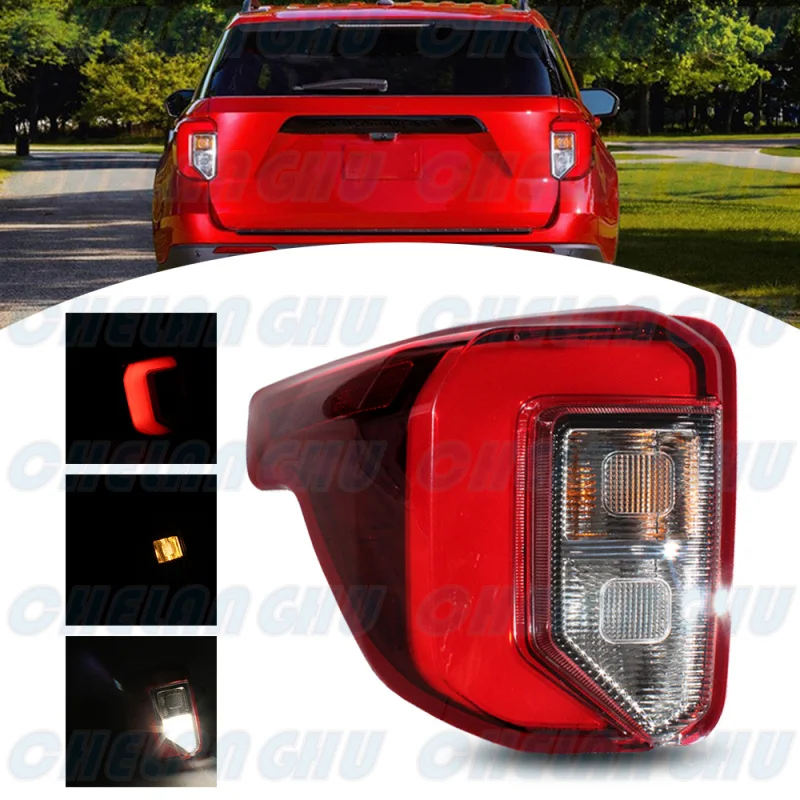 LED Tail Light For Ford Explorer ST 2020 2021 2022 2023 Left Side Rear Lamp Brake Light LB5Z13405G Car accessories