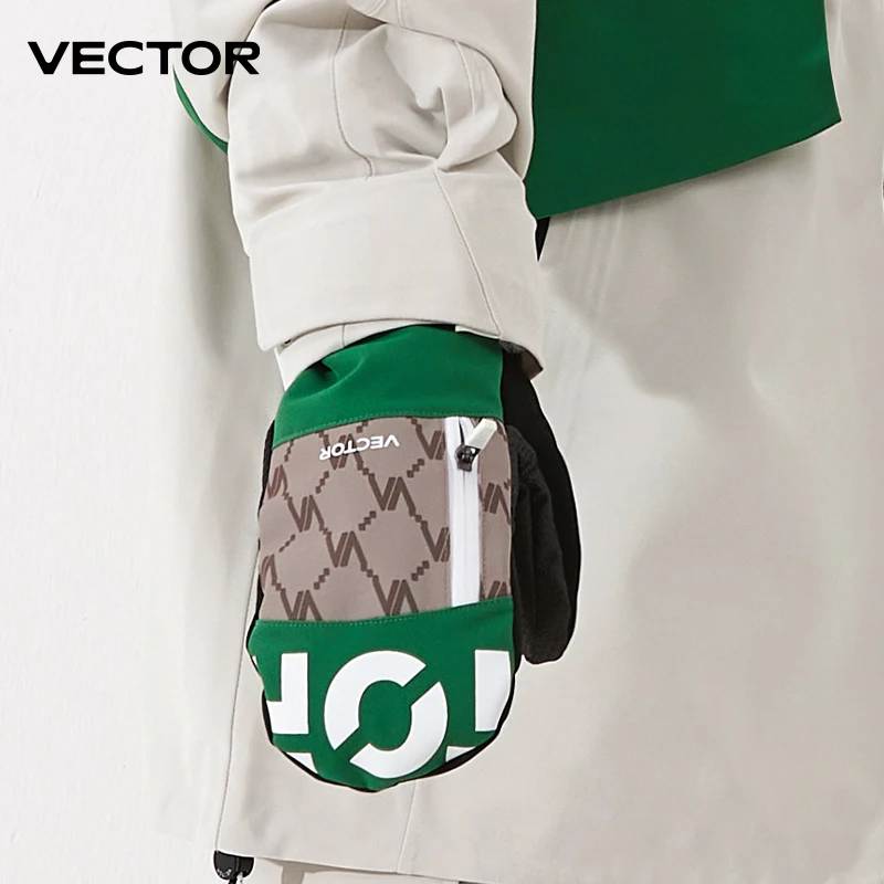 Vector-guantes de doble tabla para hombre y mujer, manoplas de Kevlar, impermeables, resistentes al desgaste, Semi desmontables, 3M de algodón