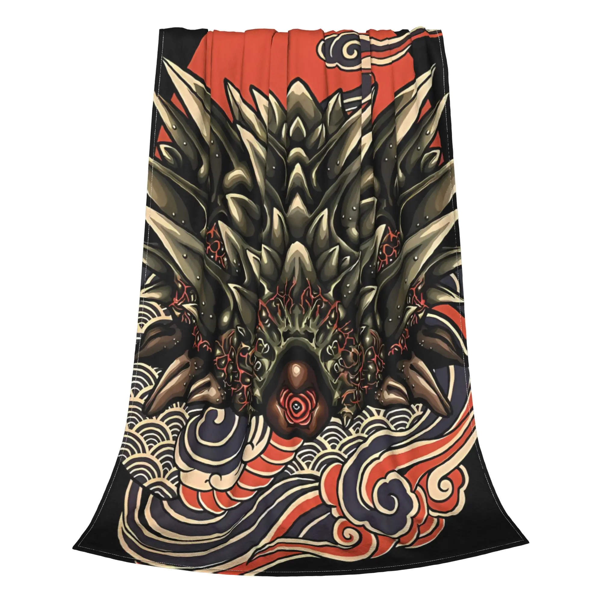 1PC Home Cute Room Decor Ukiyo E Video Game Blanket Throw Blanket Chrono Trigger Novelty Warm Blanket All Season