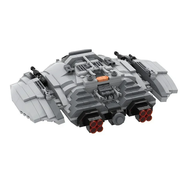 Cylon Centurion Raider MOC Building Blocks, Battlestar Inspired Attack Ship, Galactic Warrior Model Kit for Adults