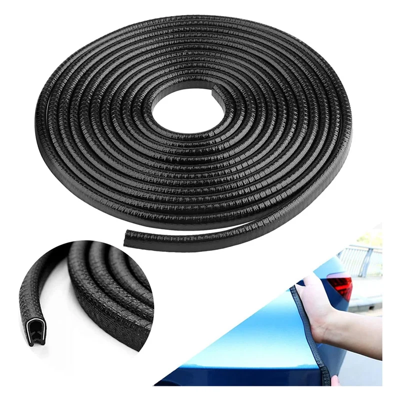 Car Edge Protector 10M U-Shape Edge Protection Rubber Edge Protector for SUV Sedan MPV and Most