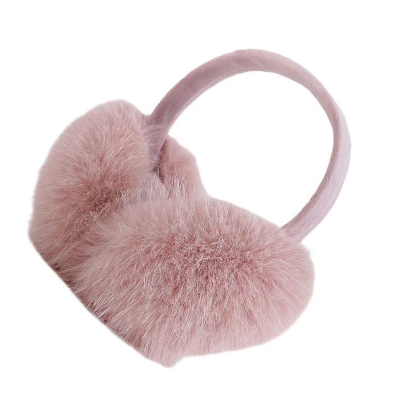 Furry Plush Ear Muffs Women Girls Winter Cold Weather Ear Warmers Ear Protectors Dropship