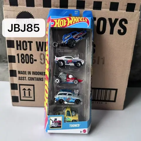 1/64 Original Mattel Hot Wheels X Formel 1 5-pack Moneygram Haas F1 Team Kick Sauber F1 Team Samlarbil Leksaksgjuten Fordons 12 best sales Hot Wheels 5-pack - №3