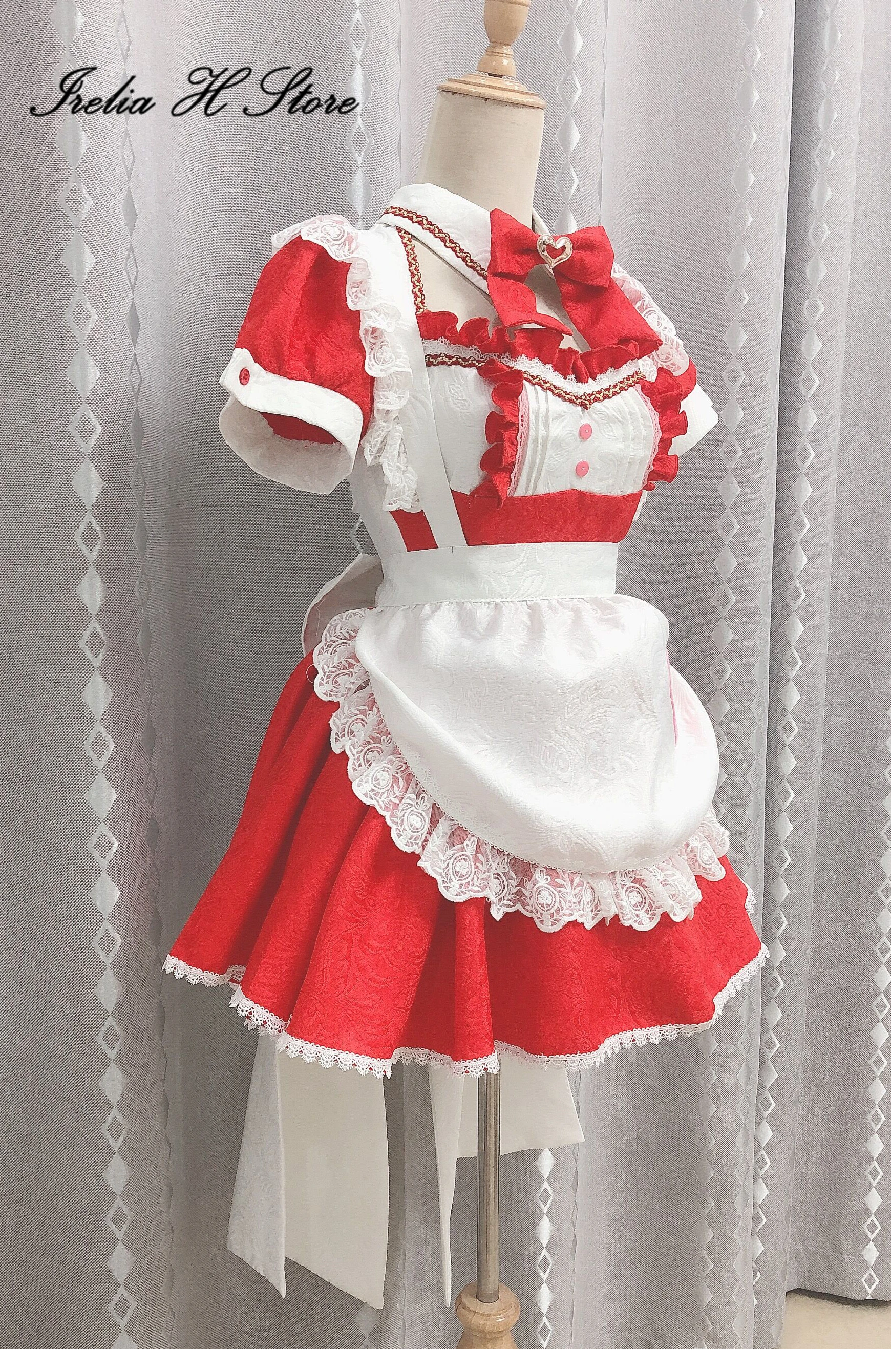 Irelia H Store Sword Art Online Maid Asuna Yuuki maid dress Cosplay costume custom made image 4