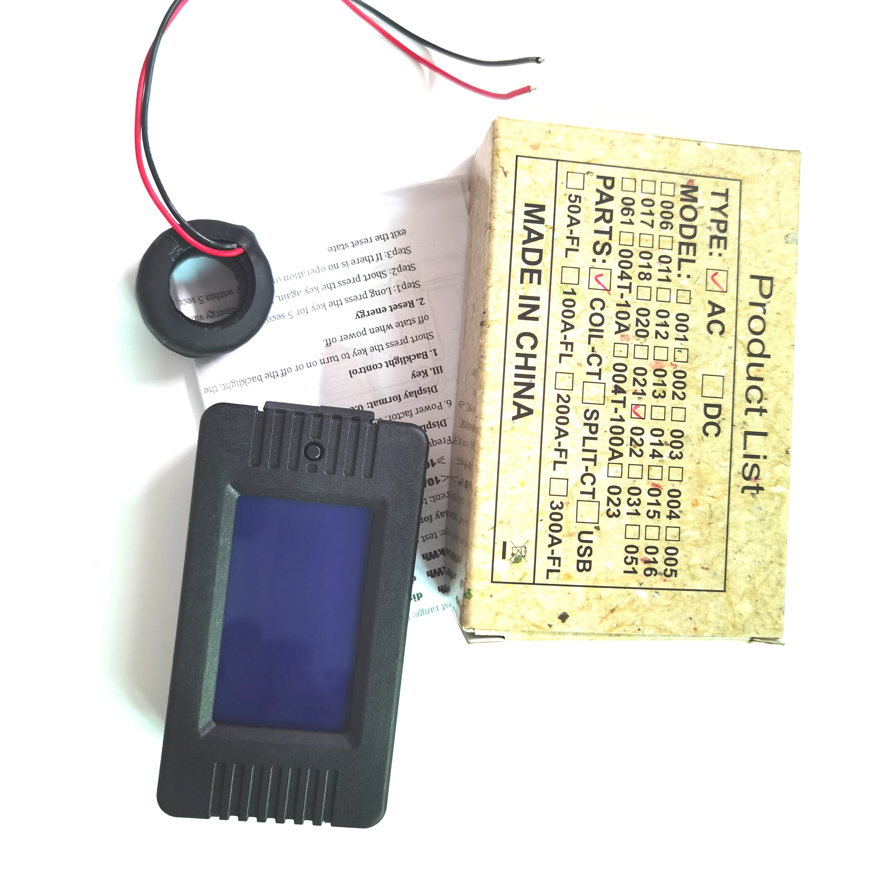 PZEM-061/022 indicatore misuratore di tensione digitale AC Display LCD voltmetro amperometro wattmetro misuratore di energia multimetro VoltTester