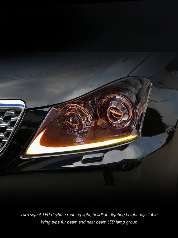 LED المصباح لتويوتا كراون 2010-2013 13th 13.5th Gen DRL الرسوم المتحركة سيارة الجبهة مصابيح الجمعية الديناميكية بدوره إشارة الملحقات #4