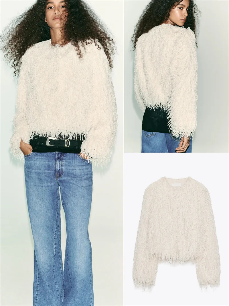 

Повседневное модное круглое пальто Ne с отделкой из перьев, металлическое длинное пальто све, женское пальто Ele Sle Stand, подходит для китайского производителя