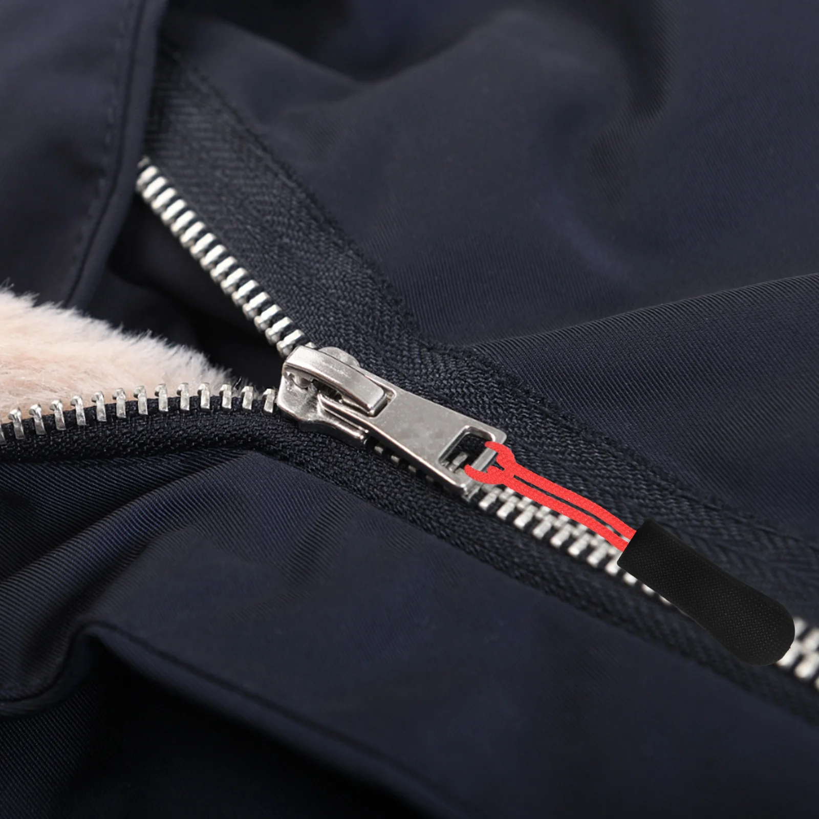 

50Pcs Heavy Duty Zipper Pull Extenders Detachable Replacement Pulls Universal Zipper Handle Replacement for Luggage Backpack