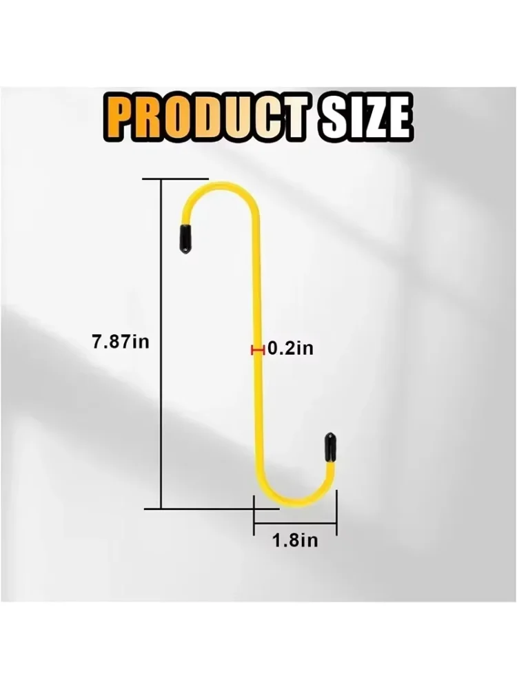 Car Brake Caliper Hooks Auto Brake Caliper Hangers Hooks with Rubber Tips Universal Tools for Brake Bearing Axle Suspension Work