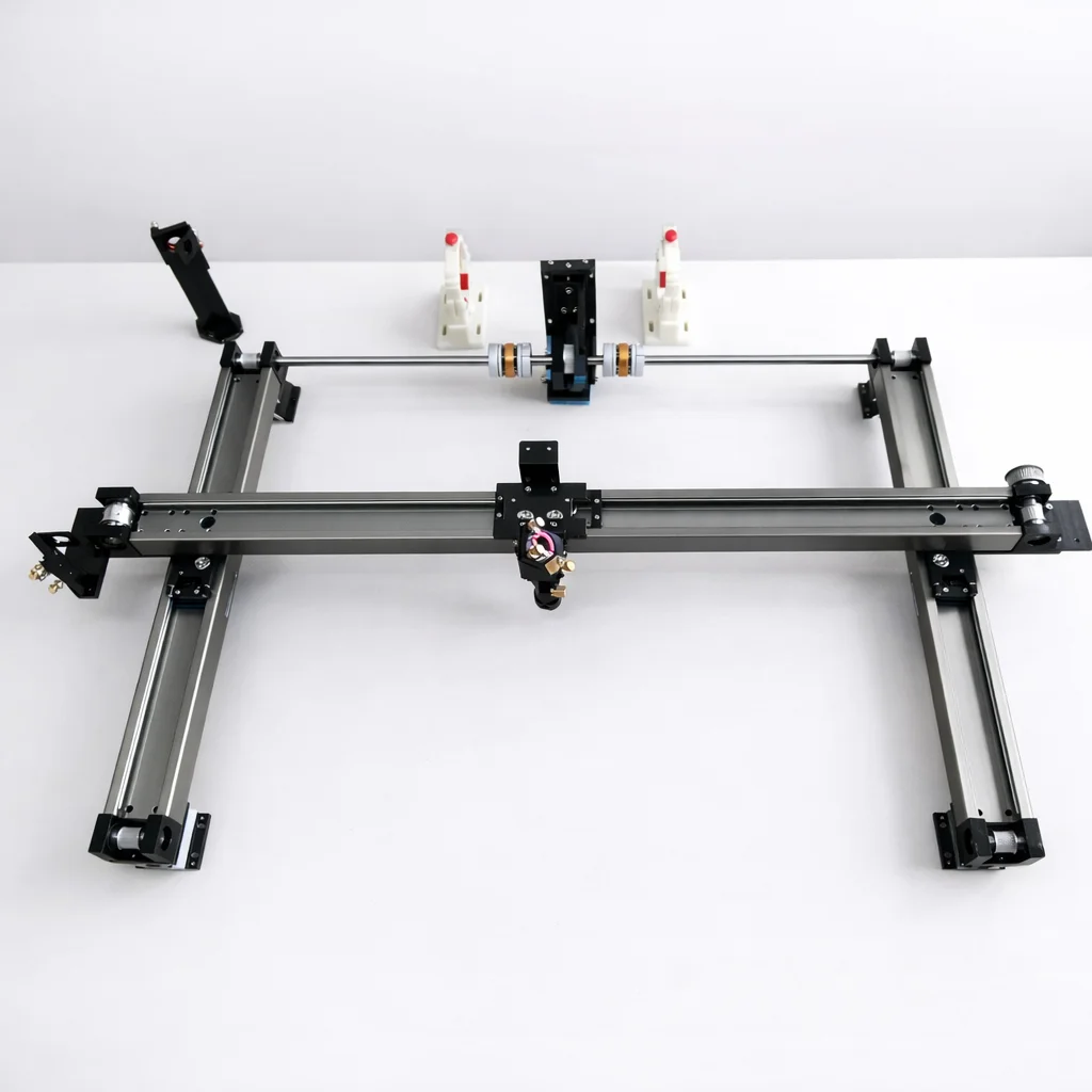 6040 9060 Working Size Single Head X Y Inner Slide Rail CO2 Laser Cutting Machine Optical Path Parts Full Set Laser Spare Parts