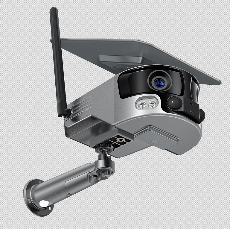 أحدث كاميرا مراقبة خارجية تعمل بالطاقة الشمسية 4k 8mp Wifi 4g قابلة لإعادة الشحن تعمل بالطاقة الشمسية كاميرا خارجية تعمل بالطاقة الشمسية 4k