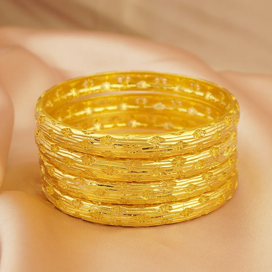 9999 gold bracelet - Dubai wedding jewelry - Indian and Nigerian women's bridal bracelet accessories wholesale