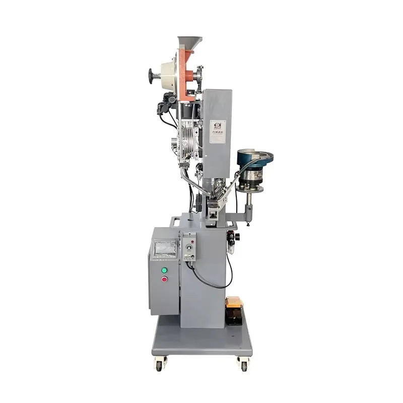 Automatic Grommet Punching and Riveting Machine for Shoes with PLC Controlled & Servo Motor JZ-989GPS-1