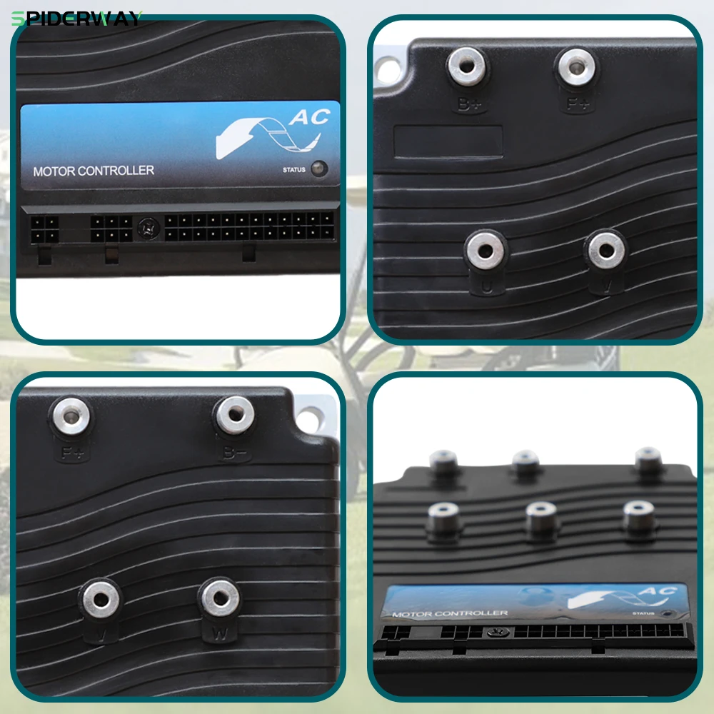 1230-2402 24V 200A Pengendali Kecepatan Motor AC untuk Curtis Pallet Truck Forklift Pengangkut Personil Kereta Penanganan Material