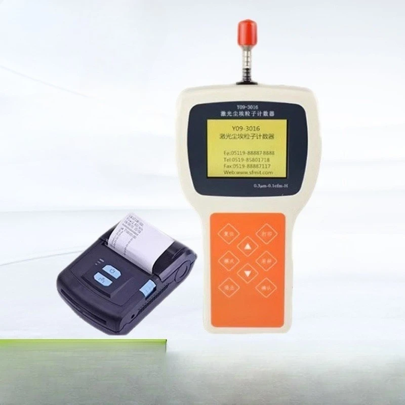 

Y09-3016 Handheld laser dust particle counter, dust fall meter suspension, planktonic bacteria sampler engineering