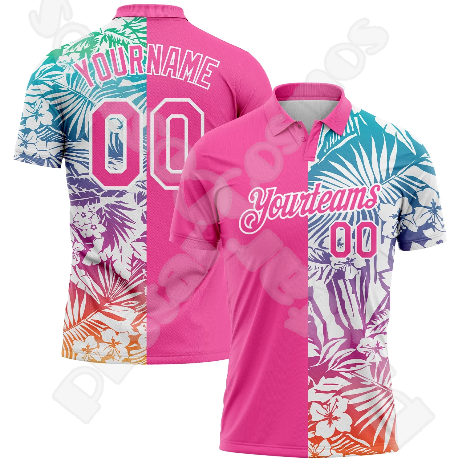 

Custom Name Colorful Camo Gradient Vintage Flame Graffiti Tattoo Retro 3DPrint Harajuku Summer Short Sleeve Polo Jersey Shirts Q