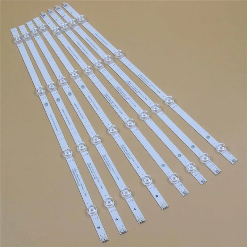 8Pcs LED Backlight Strips For Hisense 50A65H 50A68G 50A6BG 50A6BGTUK 50A6GR 50A6GTUK Bars CRH-BXBT50Y13030080409FREV1.0 Planks