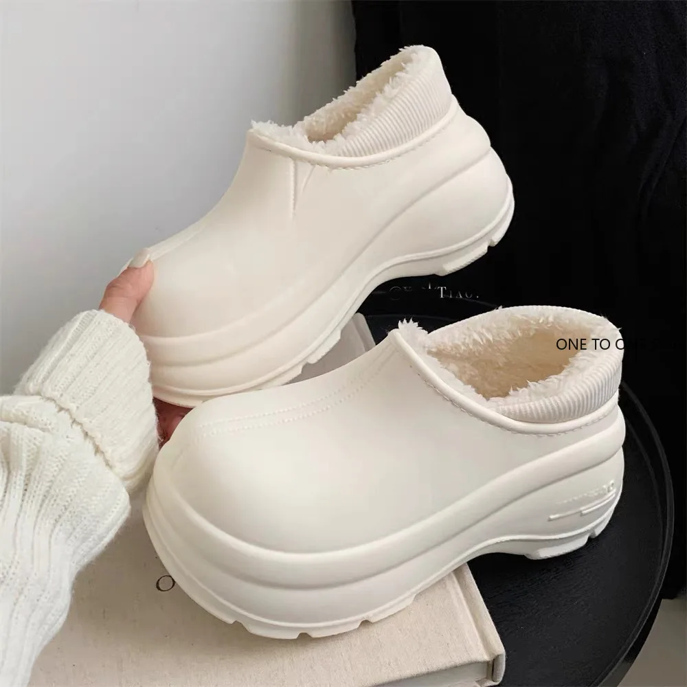 

Hot Sale Waterproof Cotton Chef Shoes For Men Anti-Slip Work Footwear Warm Comfortable Kitchen Specialized Shoes With EVA Outsol