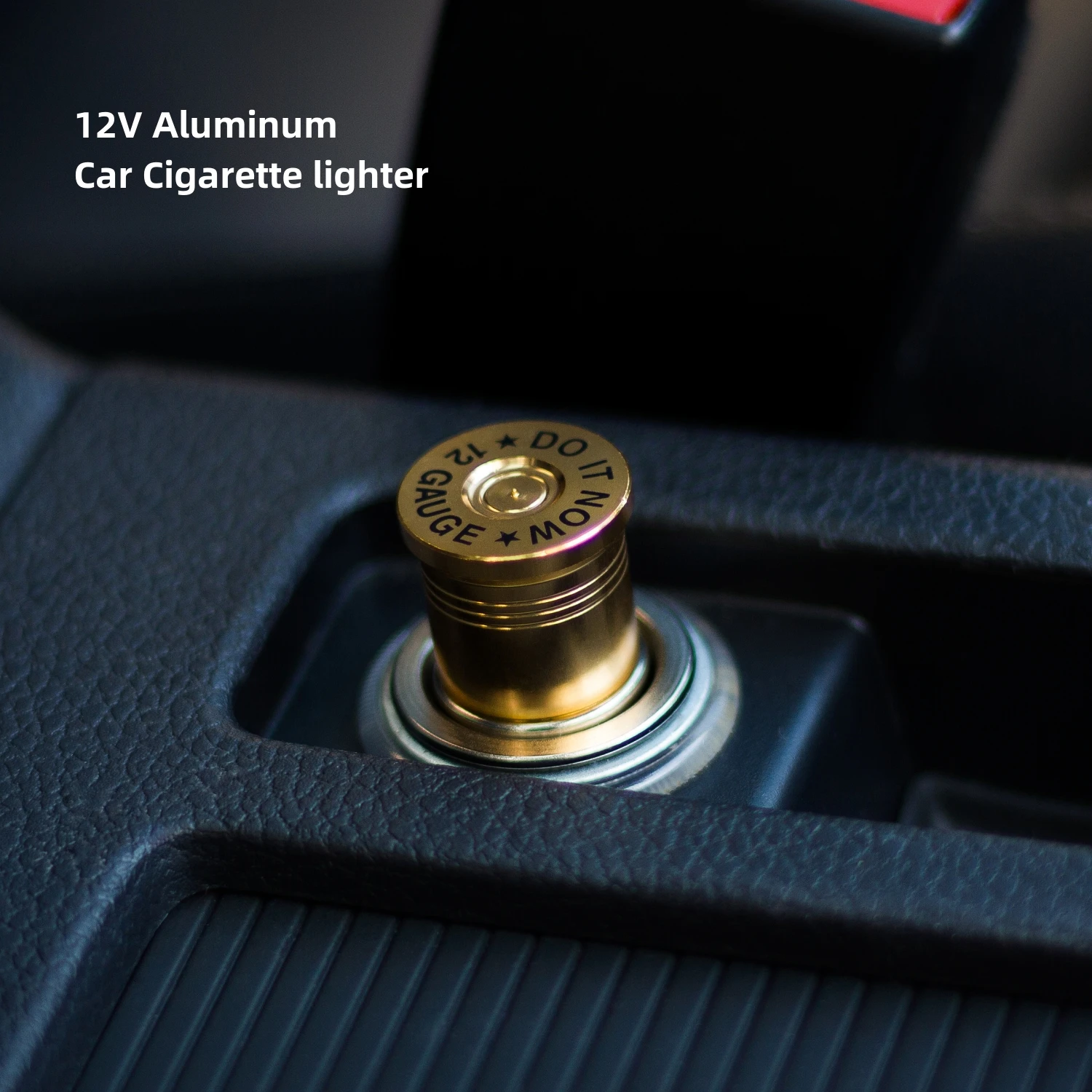 Aluminum Bullet style 12V Car Cigarette lighter For BMW AUDI HONDA Nissan Toyota  MAZDA Most Automotive Vehicles JDM