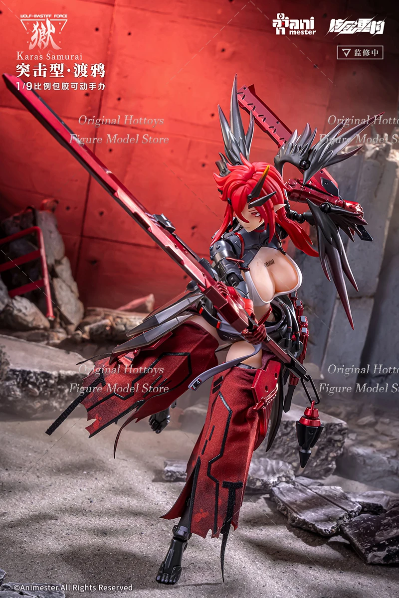 1/9 مقياس أنثى الجندي وولف-ماستيف قوة كاراس الساموراي مجموعة كاملة حوالي 19.5 سنتيمتر عمل نموذج لجسم دمية الهدايا جمع #2