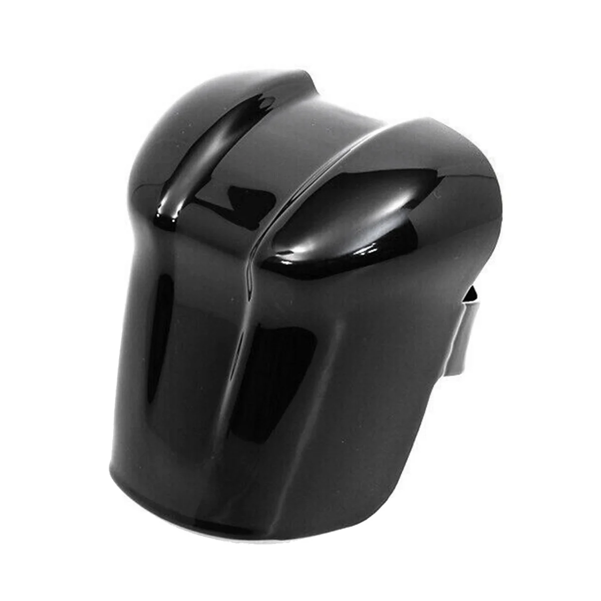 Black Waterfall Style Horn Cover for Harley Electra Street Tour Road Glide King FLHRC Heritage Classic 1995-2020