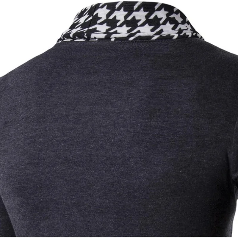 New Autumn Winter Classic Cuff Knit Cardigan Men\'s Sweaters High Quality Men Knitted Coats Male Knitwears