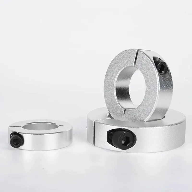 Optical Axis Fixed Ring Open type fixed ring light bearing Limit Locking sleeve aluminum automatic ring positioning Shaft slit
