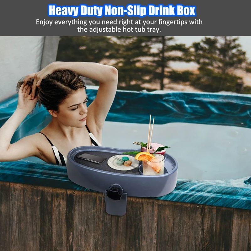 Bathtub Tray Box, Bathtub Tray Table, Fits Most Bathtubs, Bathtub And Bathroom Accessories, Ladies Relaxation Spa